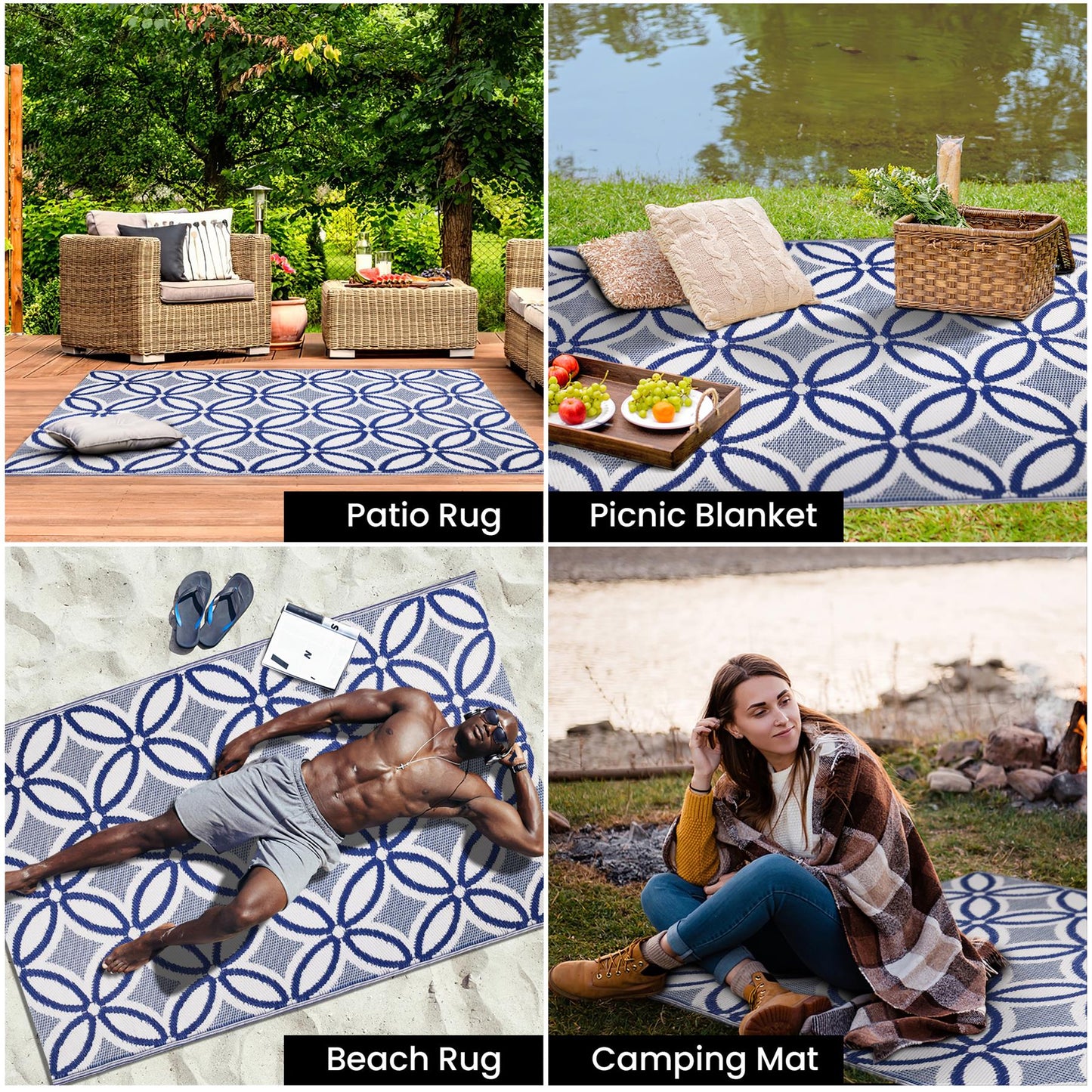 Step Outside in Style with an Outdoor Rug