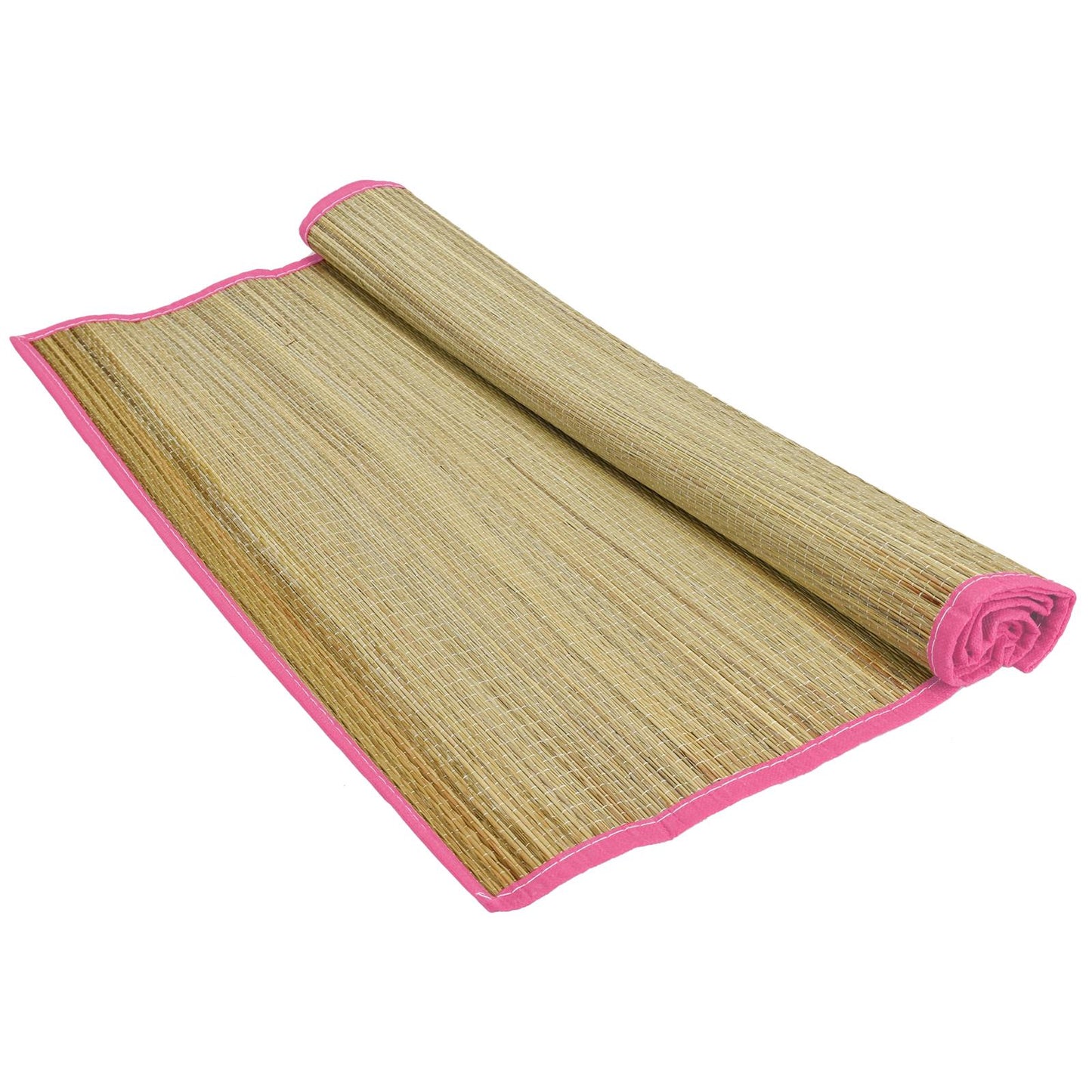 Woven Beach Mat, Foldable Straw Mat, Sand-Free Beach Blanket