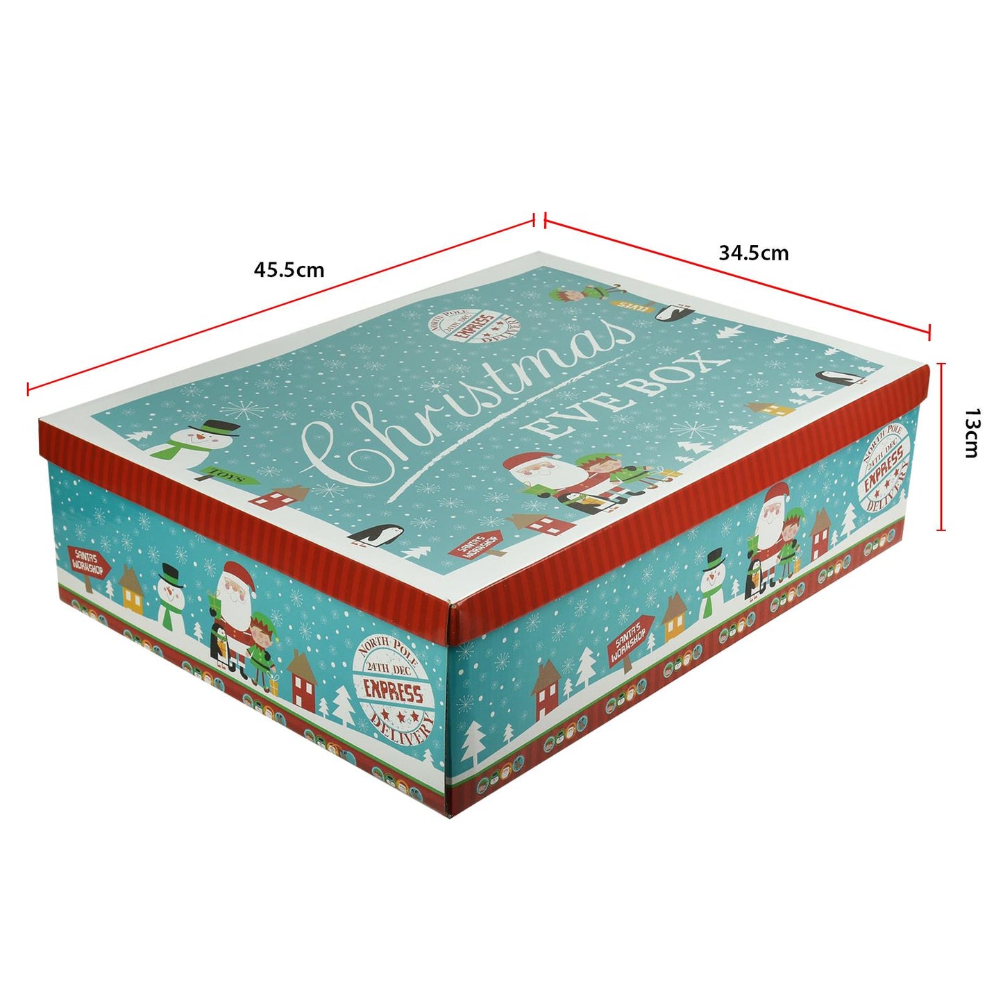 Festive Hamper Box For Christmas Eve Gifts