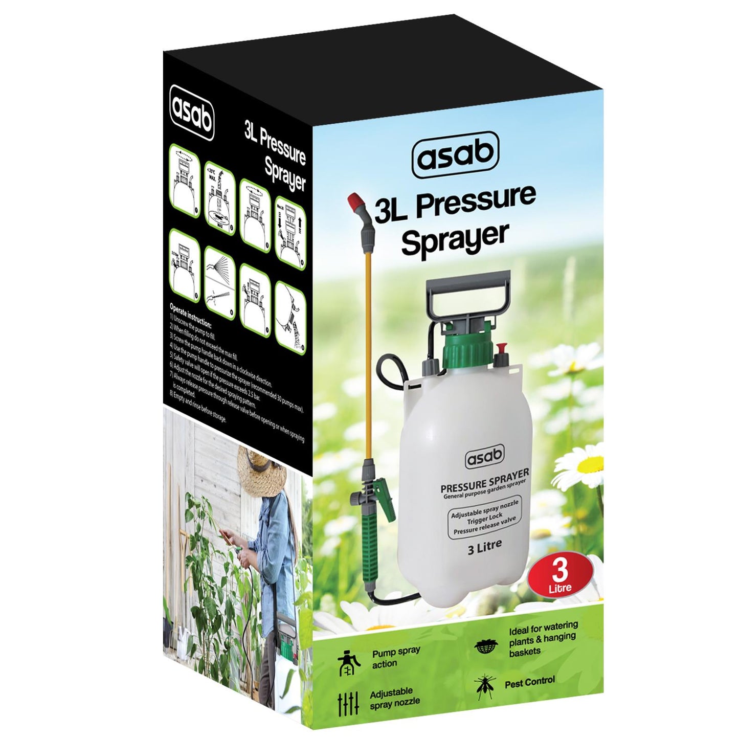 Easily Water Your Plants with a High Pressure Spray Shower