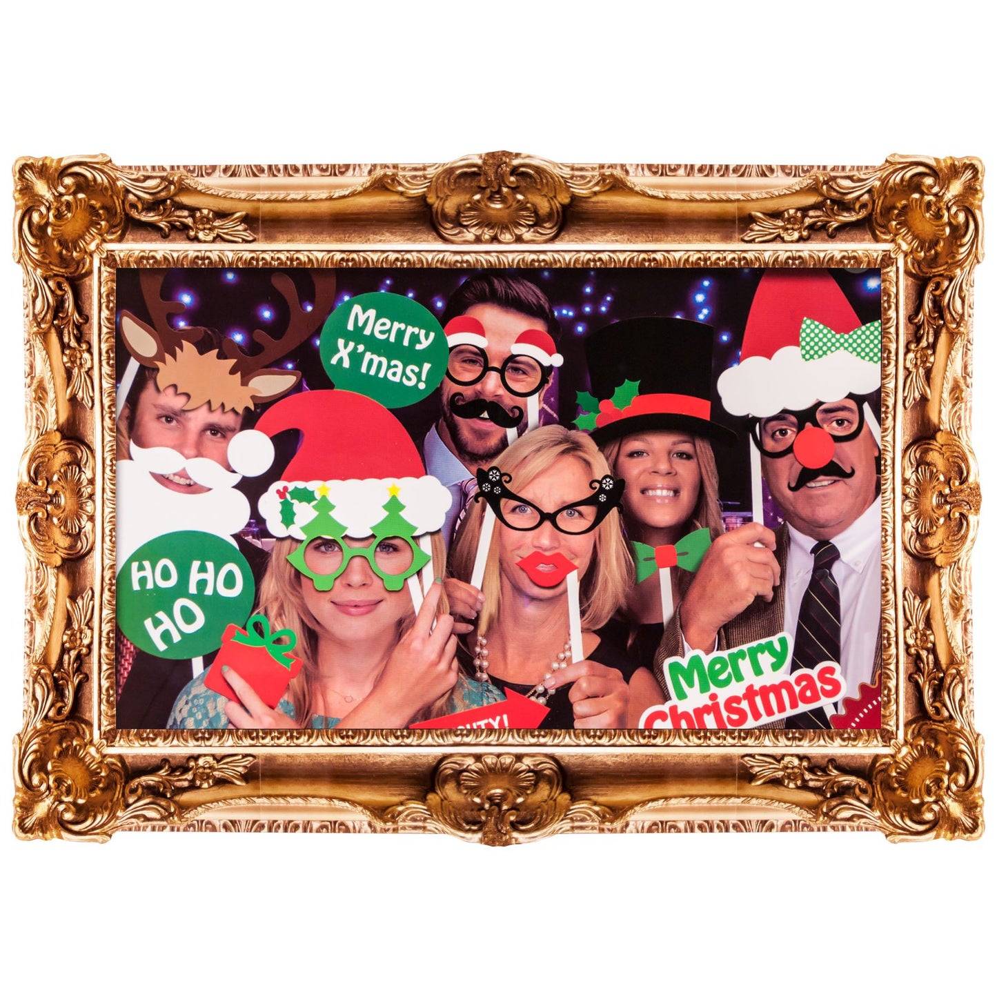Create Memorable Moments with 25 Pieces Photo Booth Selfie Props