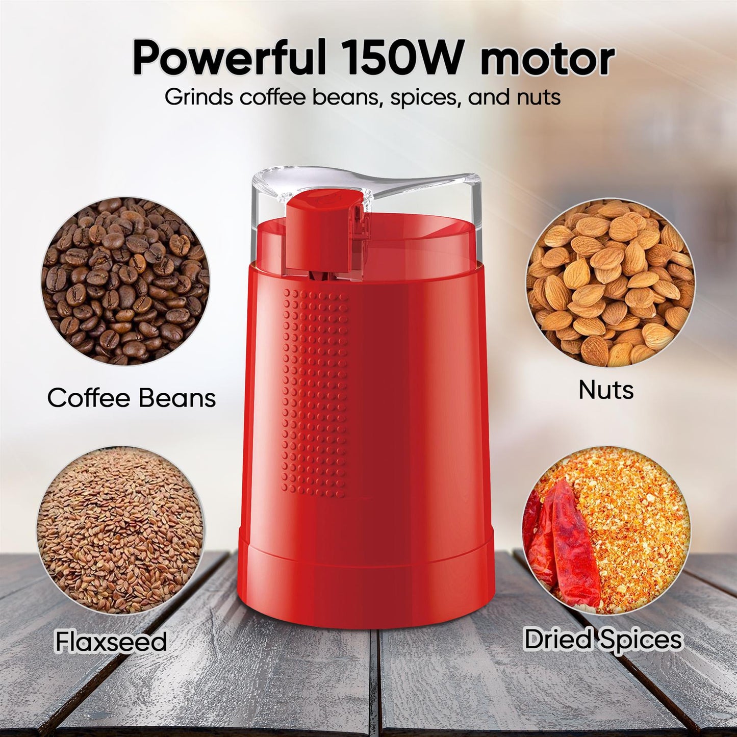 Grind Your Coffee Beans to Perfection with Electric Grinder