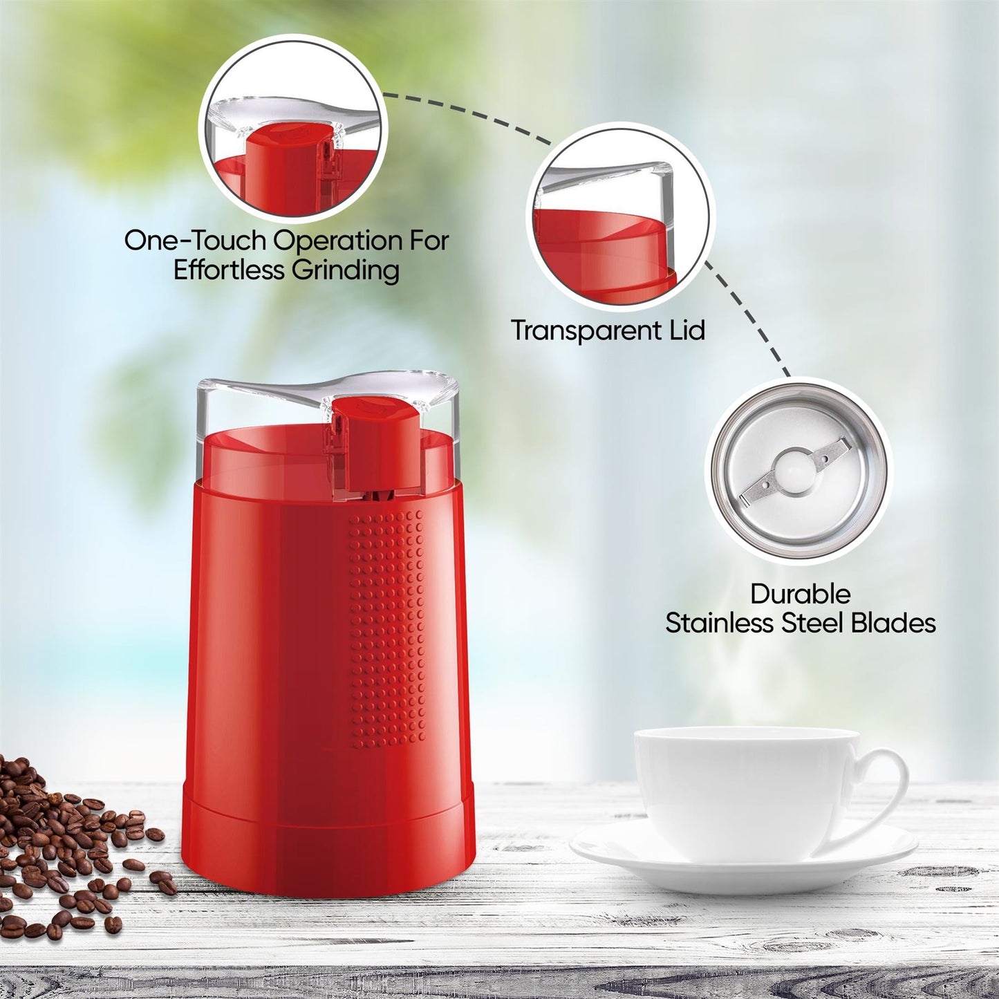 Grind Your Coffee Beans to Perfection with Electric Grinder