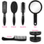 Anti-Static Hair Brush Set With Comb And Mirror