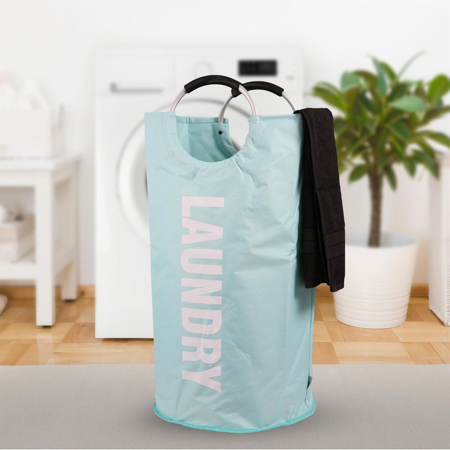 Large 82L Collapsible Laundry Hamper with Handles