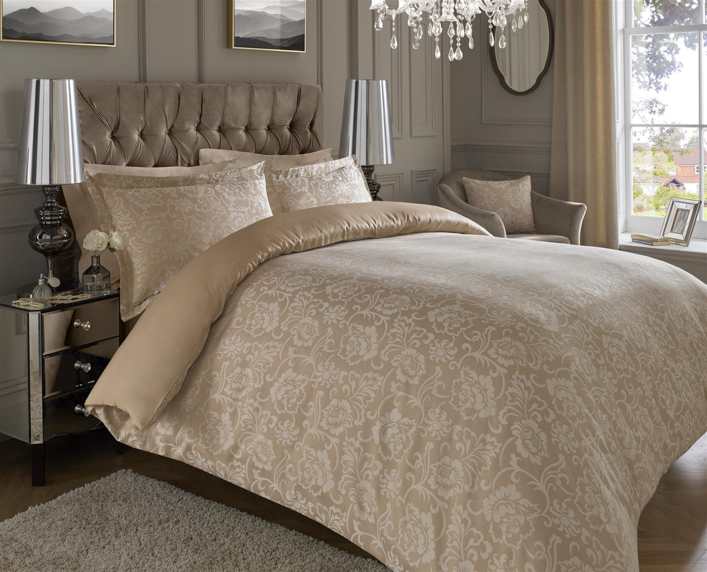 Add a Touch of Elegance with a Floral Jacquard Duvet Cover
