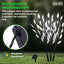 Energy-Efficient 3Pk 60 LED Solar Branch Lights for Garden and Patio