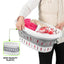 Portable Collapsible Oval Basket With Handles