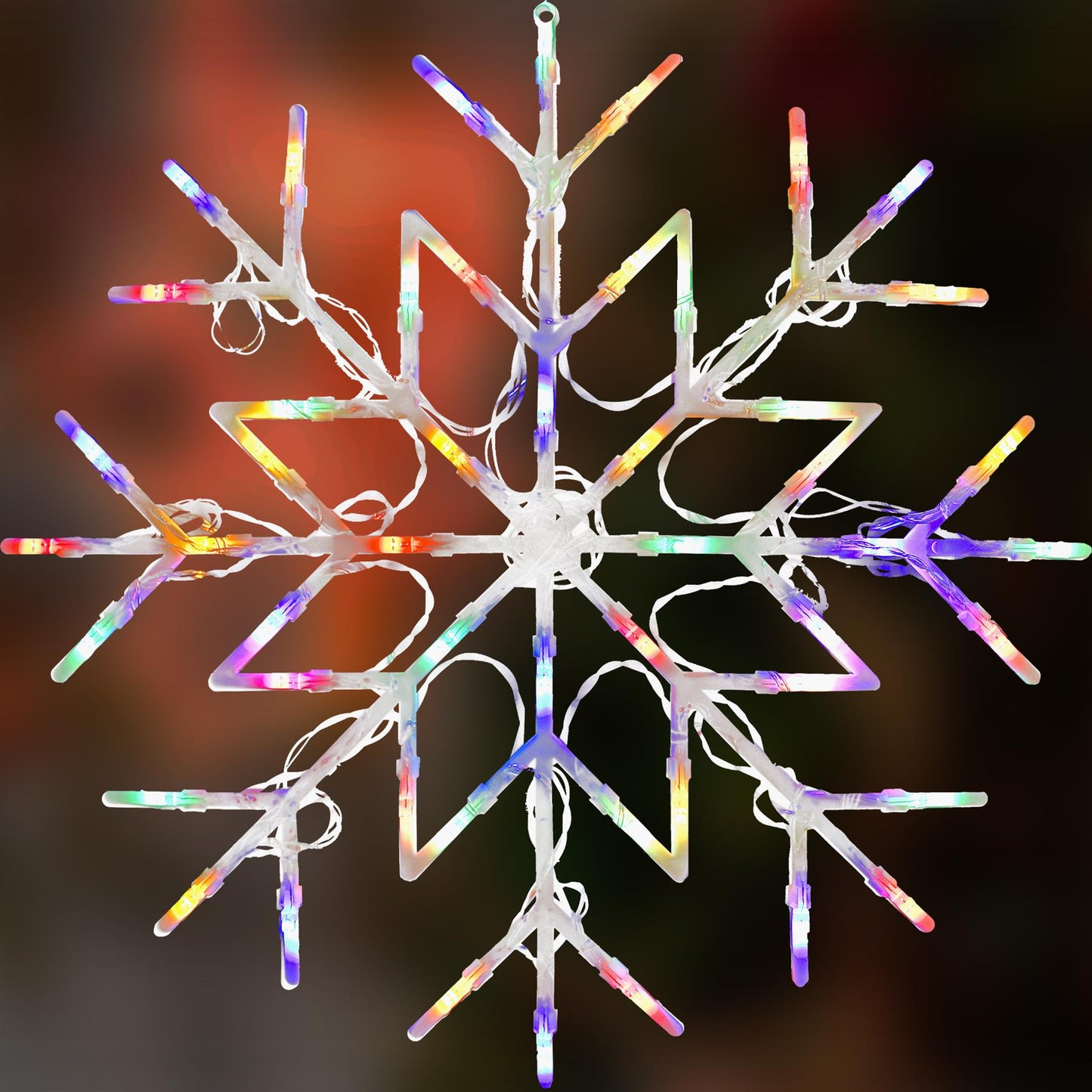 Twinkle Up Your Christmas Decor with 50 LED Snowflakes