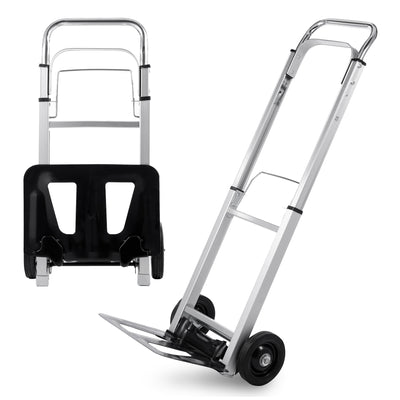 Heavy Duty Sack Truck Folding Trolley with Wheels 100kg Load Capacity