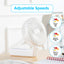 Mini Handheld Fan Folding Desk Fan Air Cooler USB Rechargeable Battery Operated