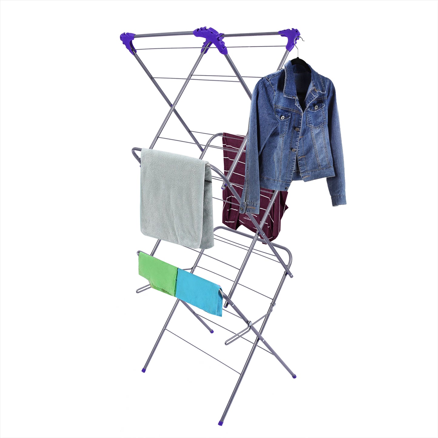 Compact Concertina Clothes Drying Rack