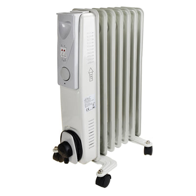 Powerful 2500W Oil Filled Radiator For Home Heating