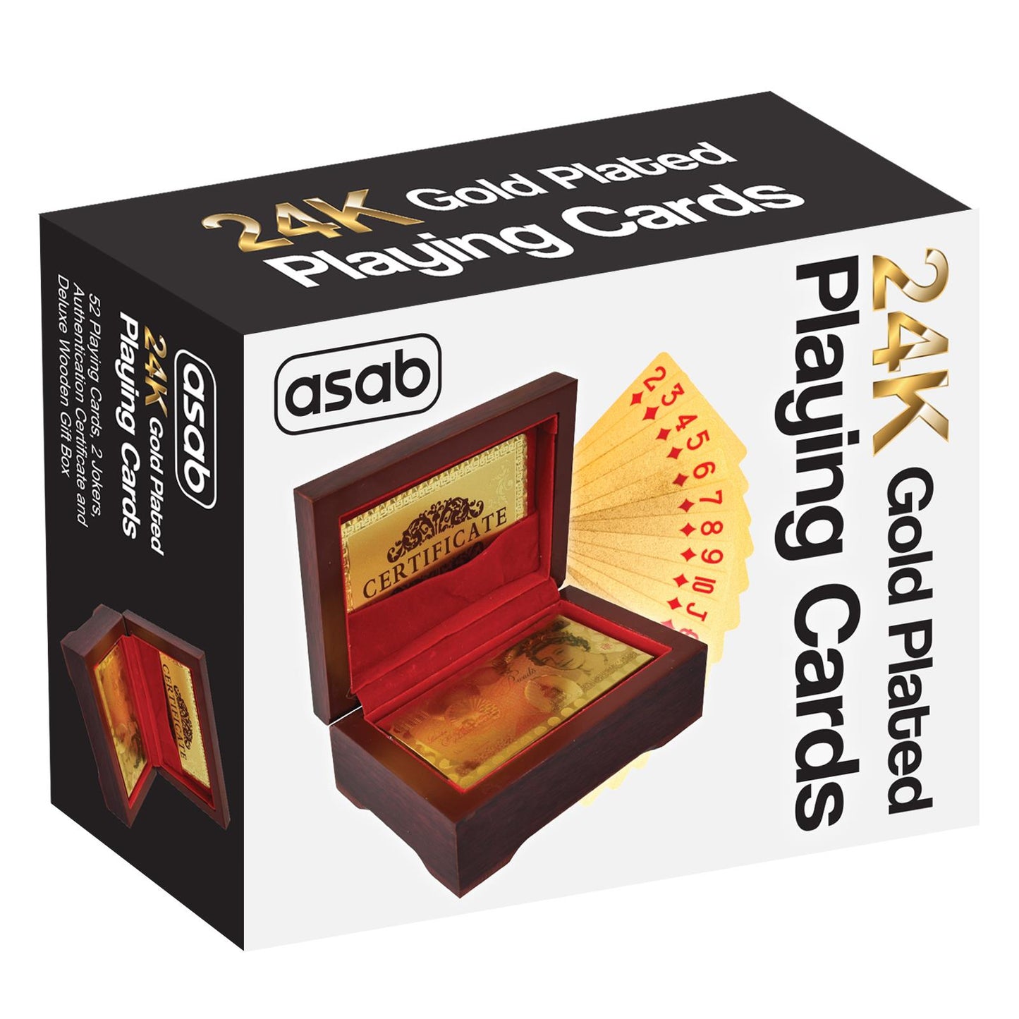 Luxury 24K Gold Plated Playing Cards