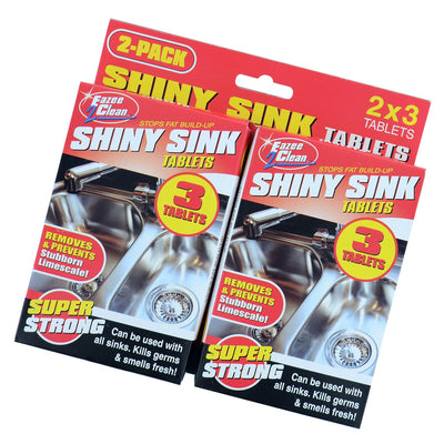 Sink Cleaning Tablets For Limescale Removal Eazee Clean Shiny Sink Tablets