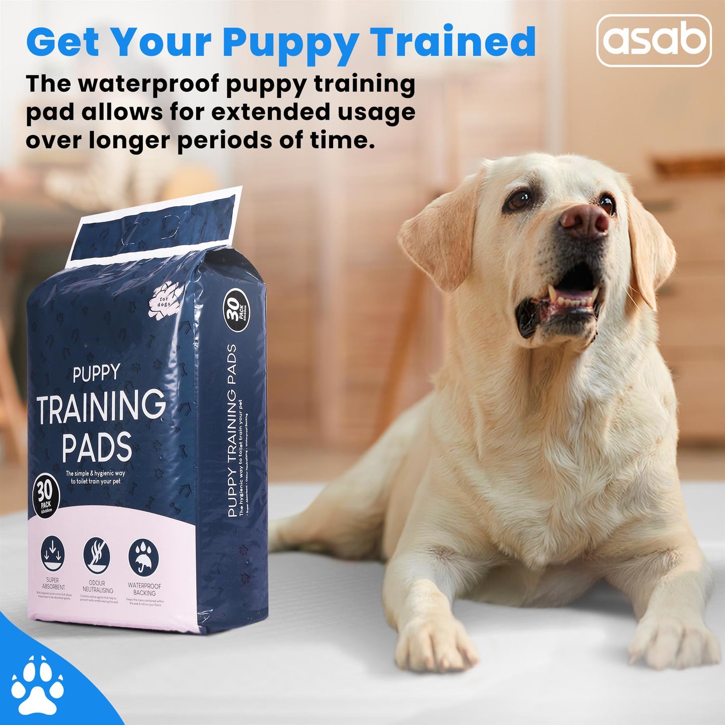 Train Your Pet Dog With Highly Absorbent And Leak-Proof Training Pads