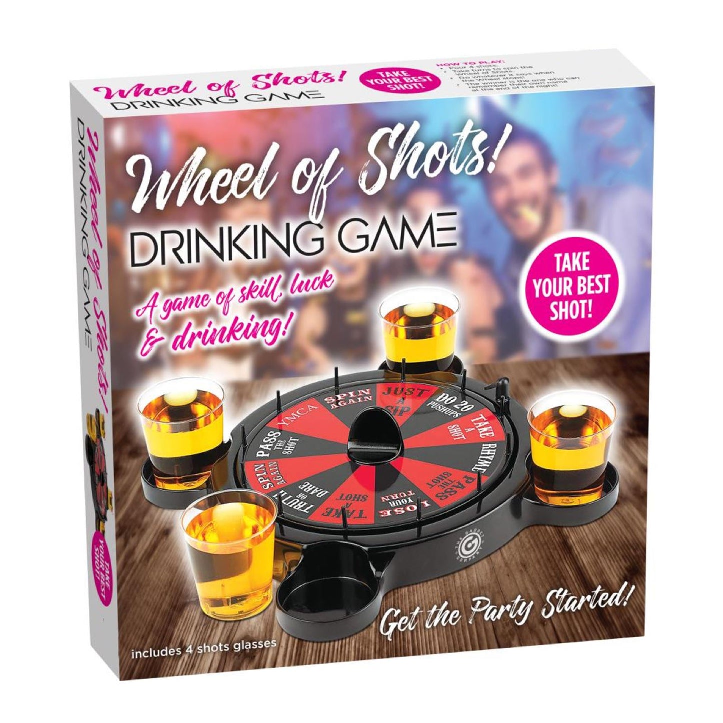 Party Drinking Game Set Inspired By Russian Roulette