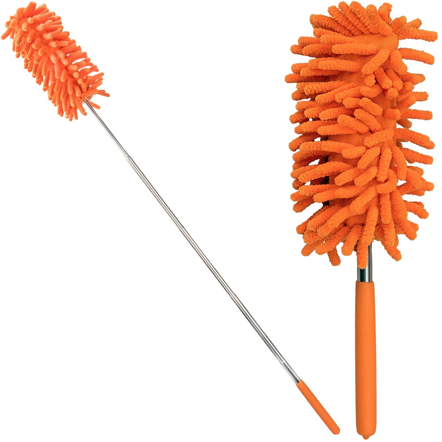 Extendable Microfiber Duster for Cleaning Hard-to-Reach Places
