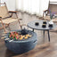 Outdoor Fire Pit Bbq Grill With Round Brazier Fire Bowl