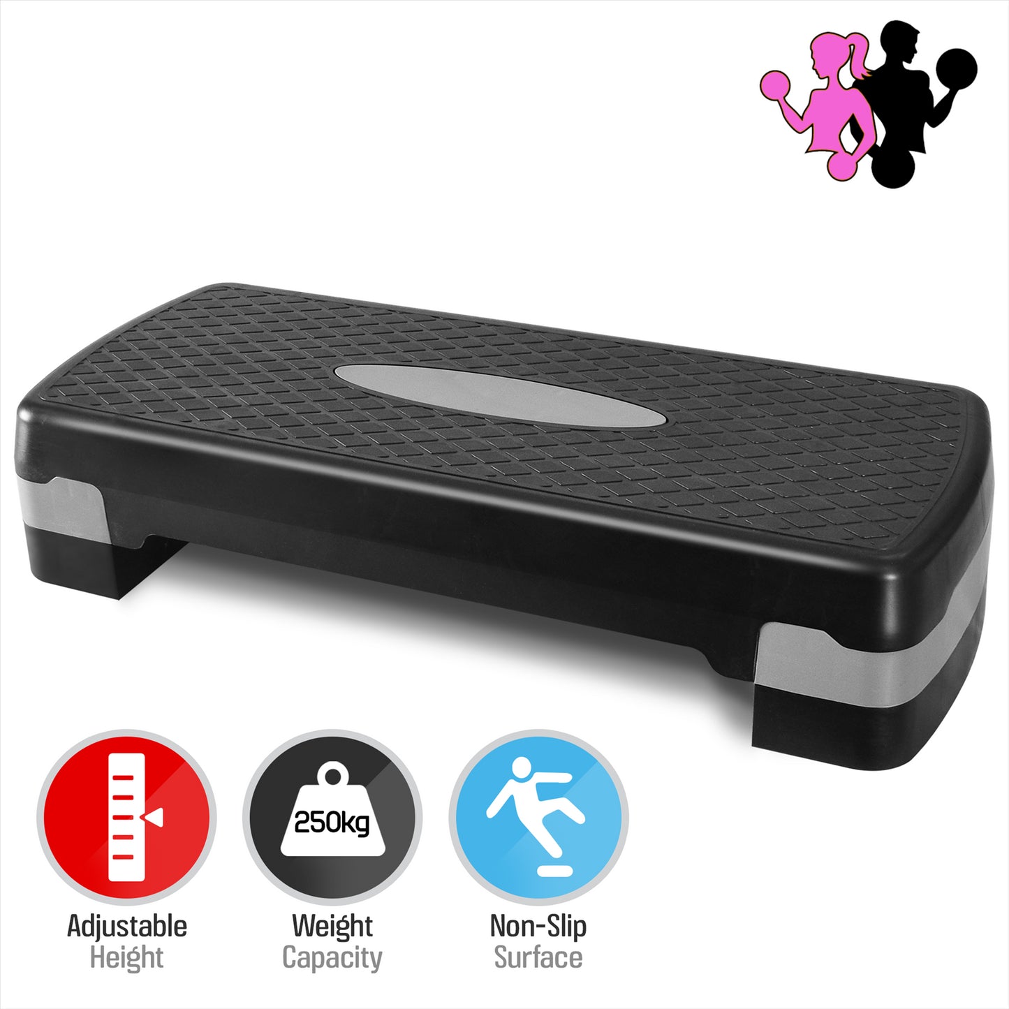 Adjustable Aerobic Stepper For Home Workouts