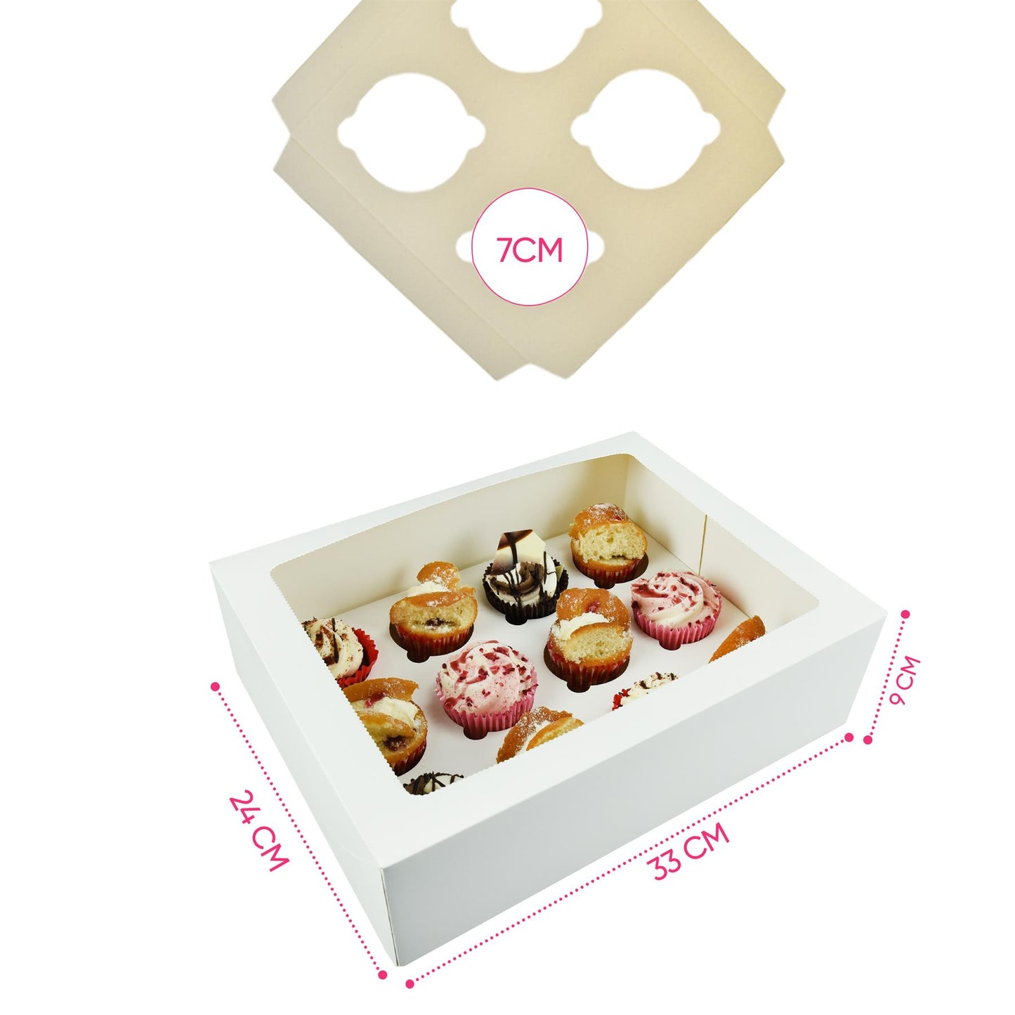 Cupcake Carriers, Bakery Boxes, Individual Cupcake Boxes