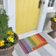 Vibrant Rainbow Welcome Doormat