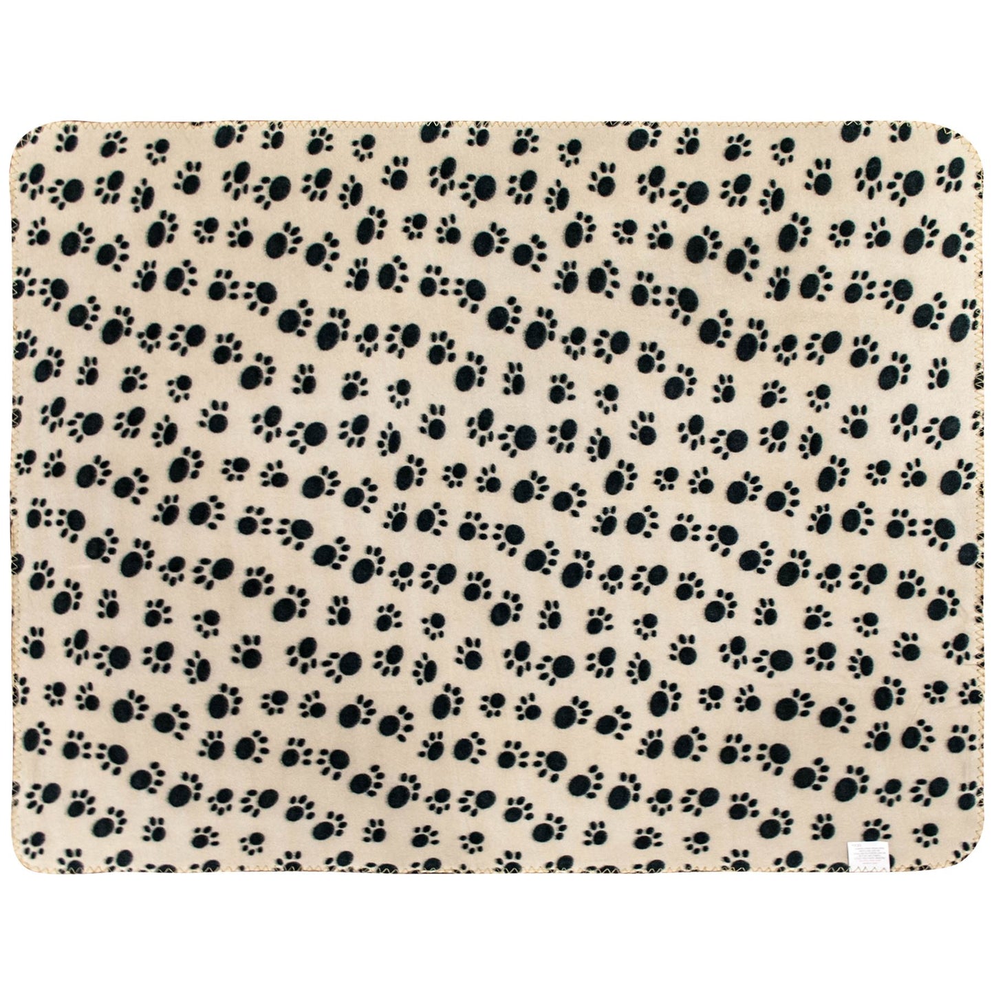 Keep Your Pet Cozy with a Paw Print Fleece Blanket