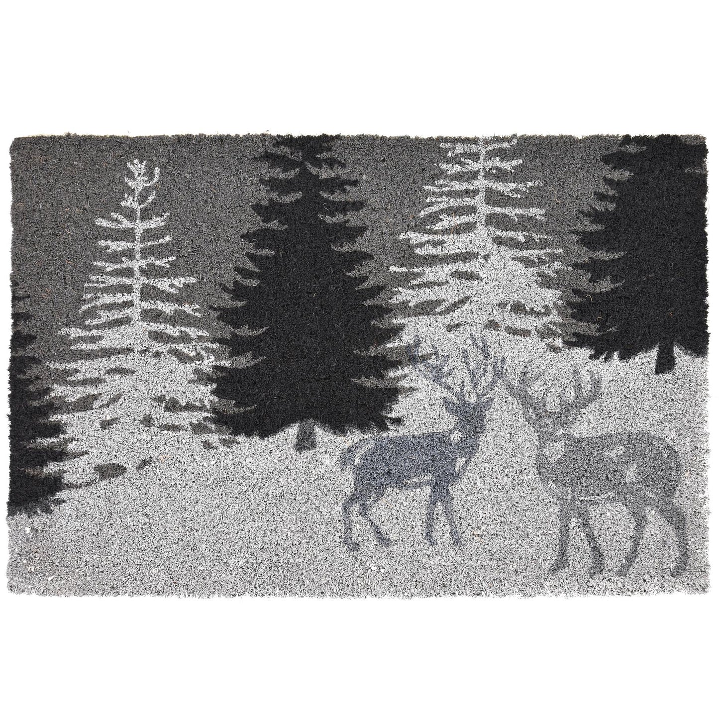 Festive Reindeer Snow Doormat
