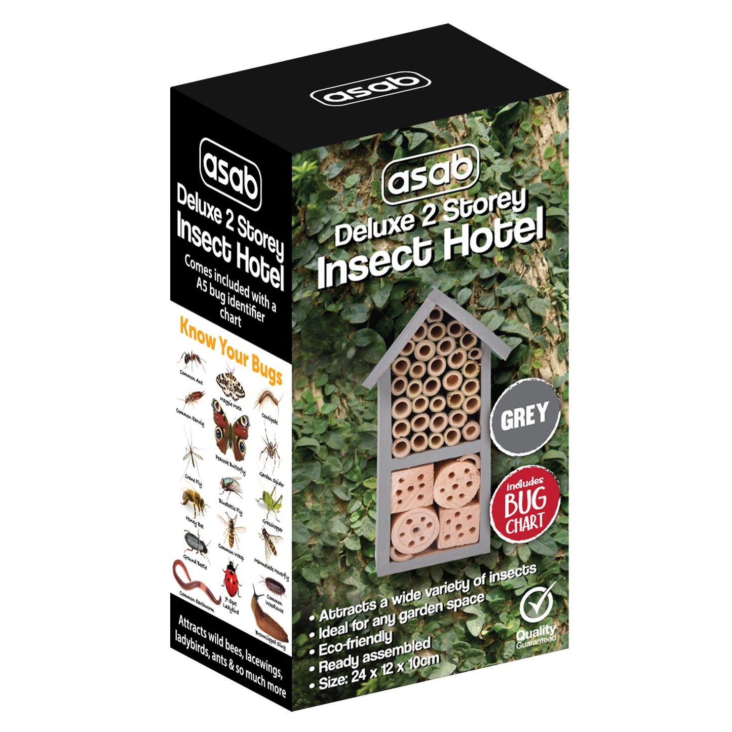 Handmade Insect Habitat for Bees, Butterflies, and Ladybugs