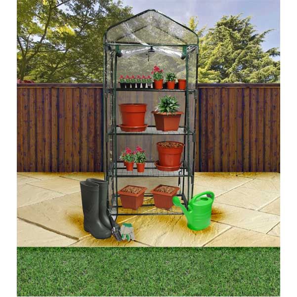 4-Tier Portable Greenhouse Garden Plant Growing Shelter