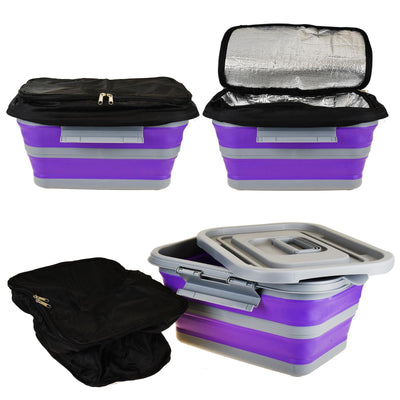 Collapsible Pop Up Lunch Box With Handles