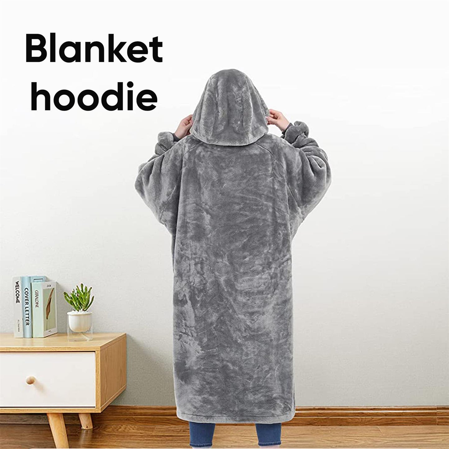 Warm and Comfortable Hooded Fleece for Adults