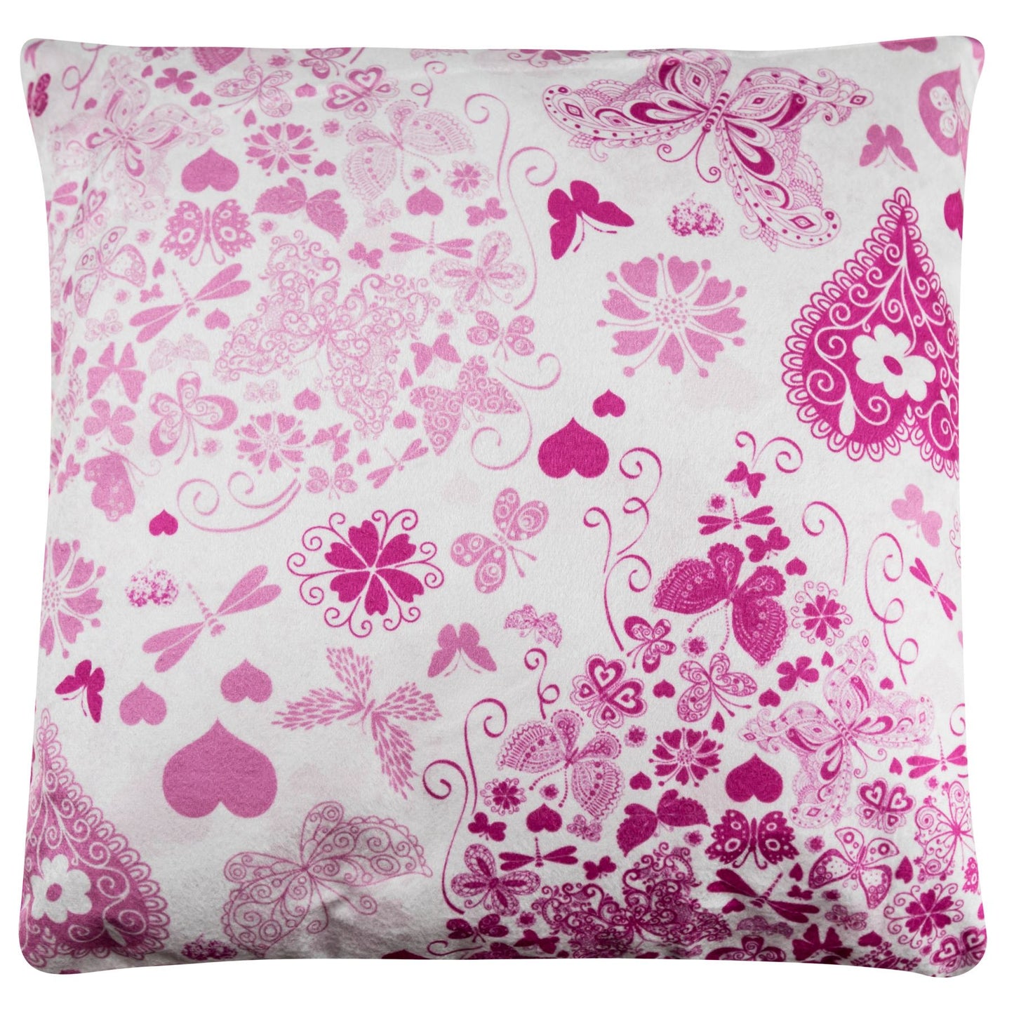Plush Animal Print Cushion Cover, Soft Decorative Pillowcase