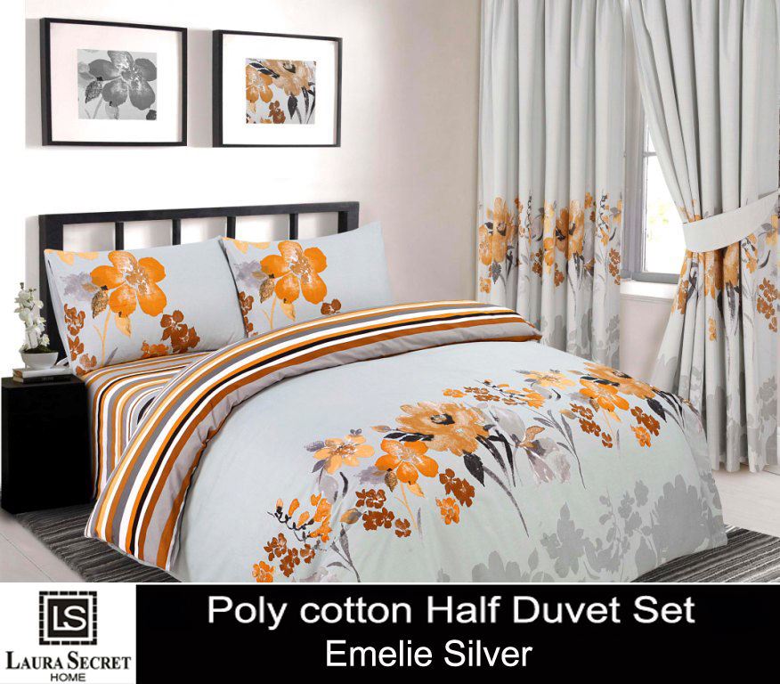 Soft and Silky Duvet Set with Polycotton and Satin