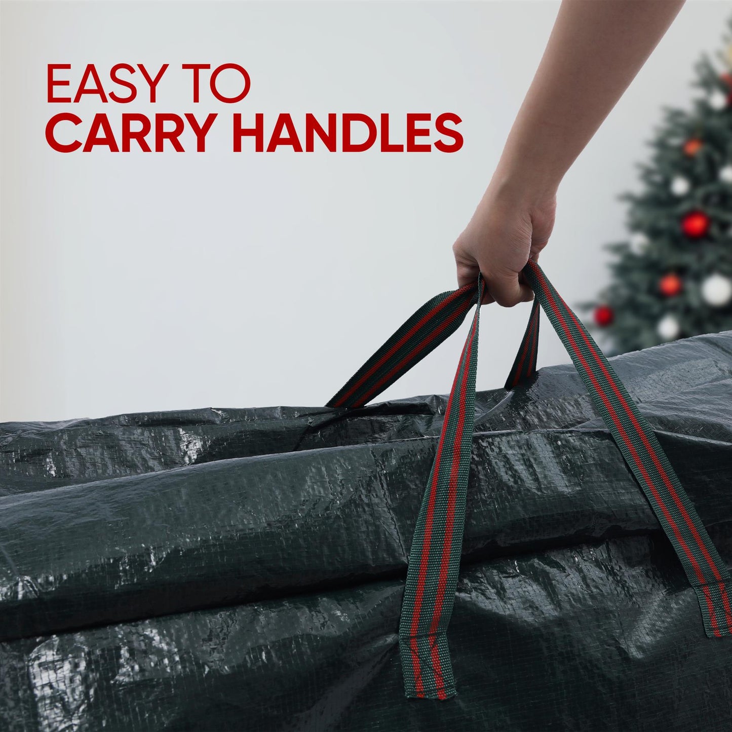 Christmas Tree And Decoration Storage Bag With Convenient Handles
