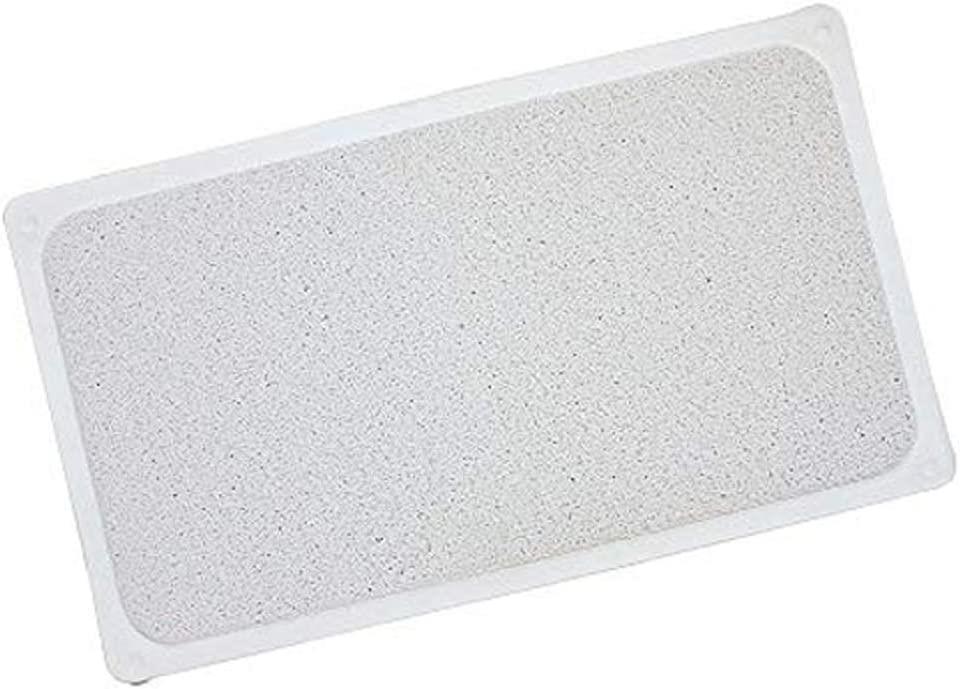 Luxurious Puppy Dog Pet White Bath Mat - Extra Large Size for Comfort and Safety