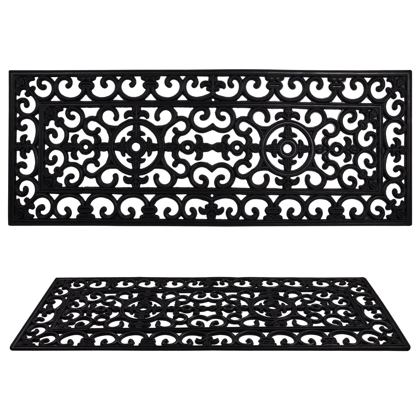 Add a Touch of Elegance with a Wrought Rubber Door Mat