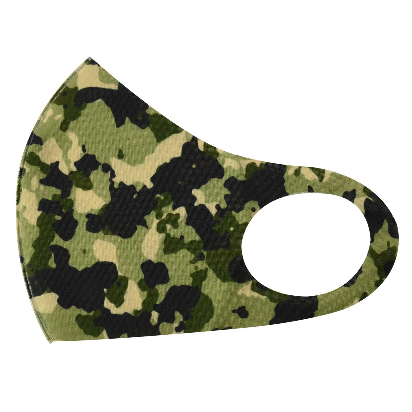 Lime Camouflage Reusable Men'S Face Mask
