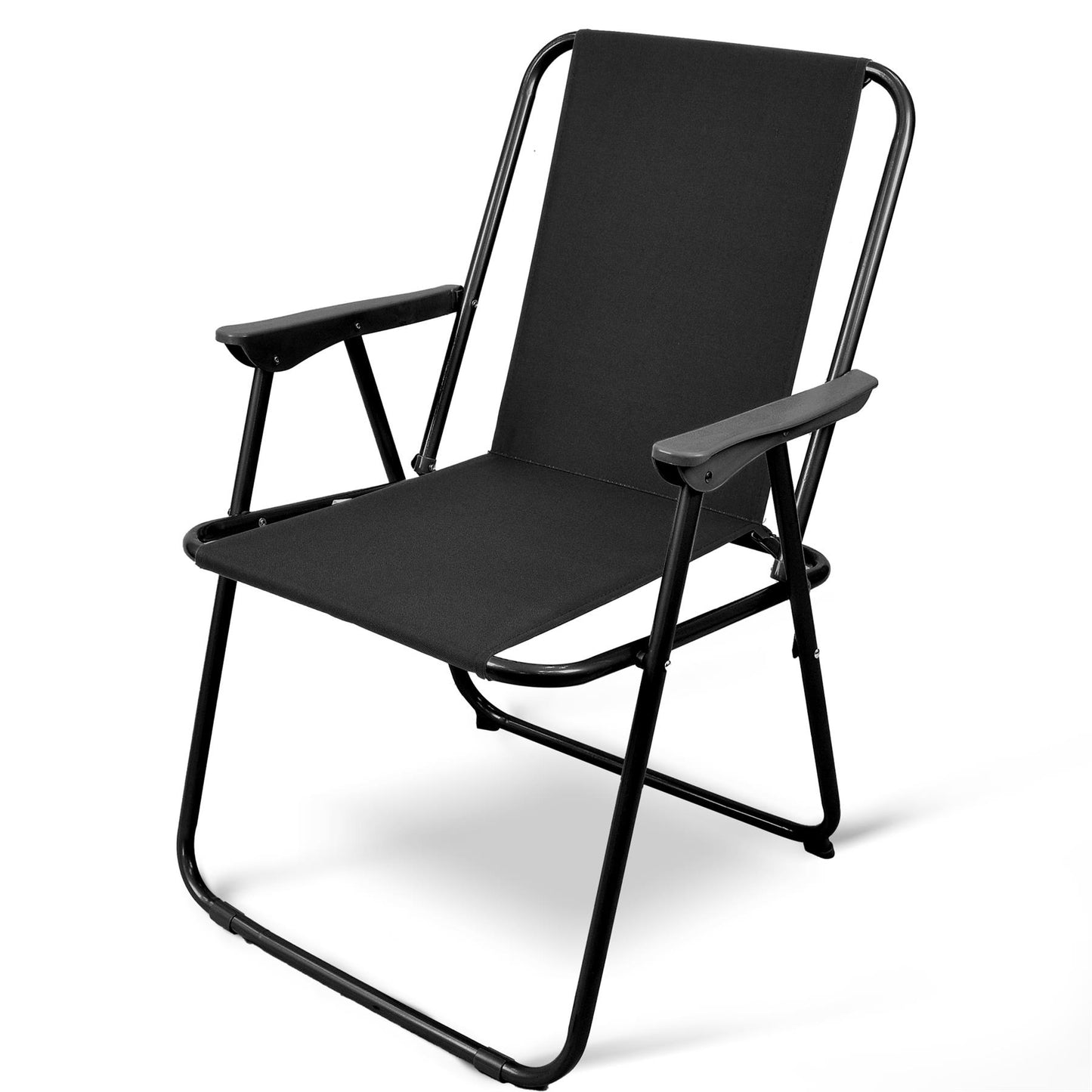 Spring Beach Chair Black Relaxation Outdoors