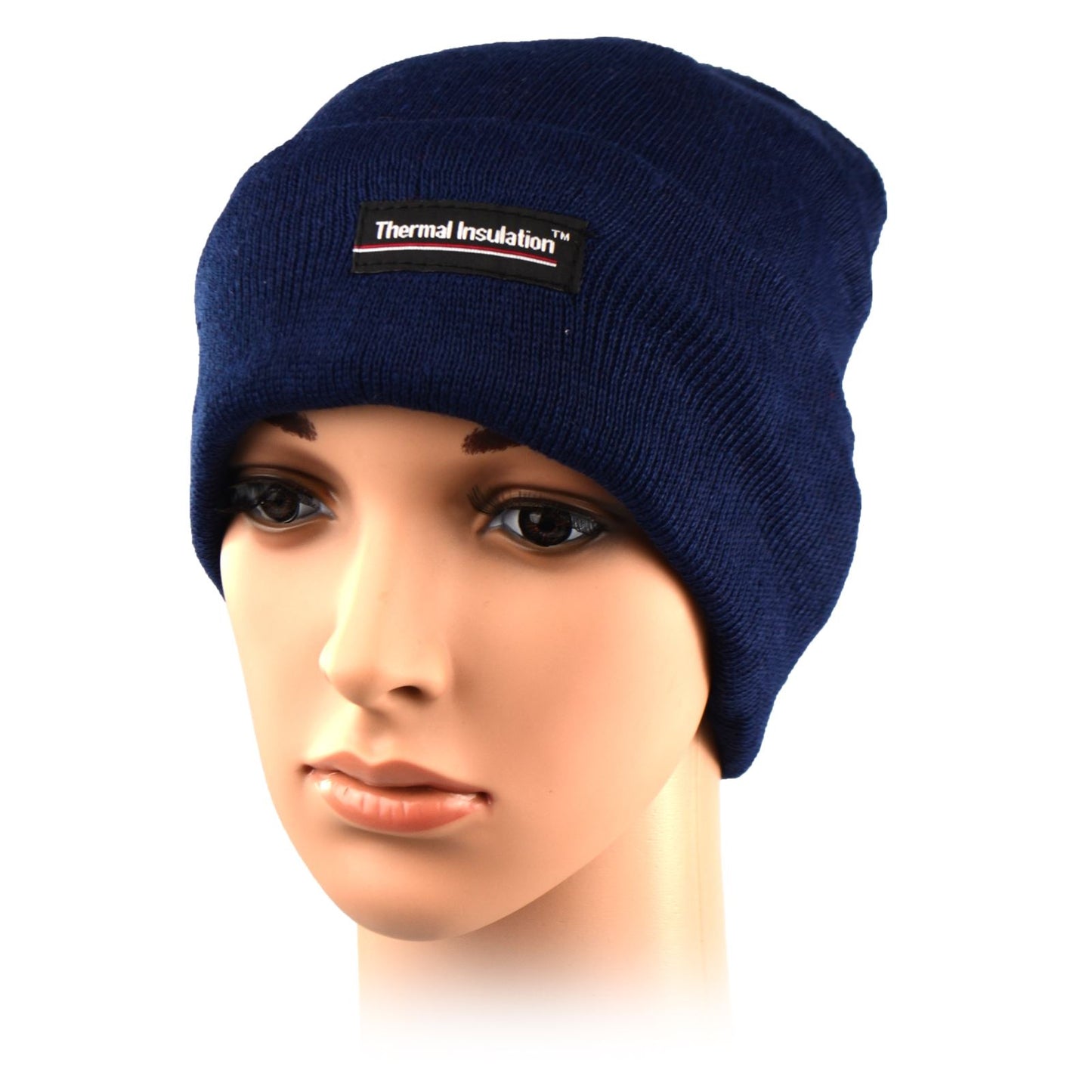 Men's Warm Knitted Thermal Beanie Hat for Winter Sports