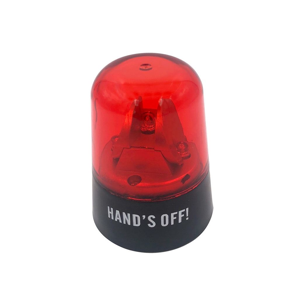Movement-Activated Hands-Off Security Alarm With Flashing Siren - Novelty For Office