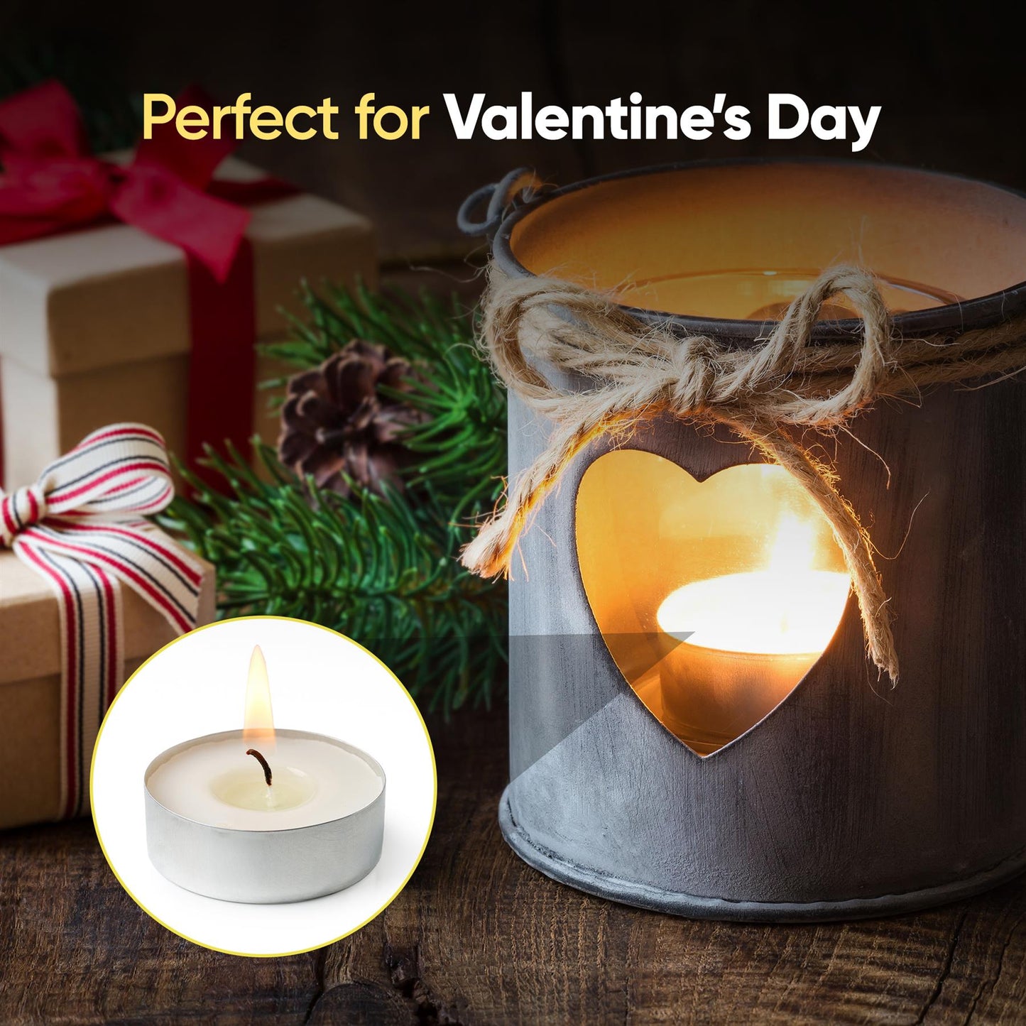 Create A Cozy Atmosphere With Pack Of 20 Tea Light Candles