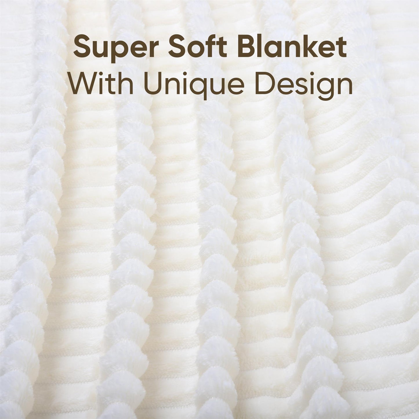 Cozy Textured Blanket, Soft Knit Throw