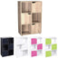 Store your belongings in style with the 6 Cube 3 Door Storage Unit