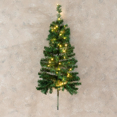 Decorate Your Wall With This Pre-Lit Christmas Tree