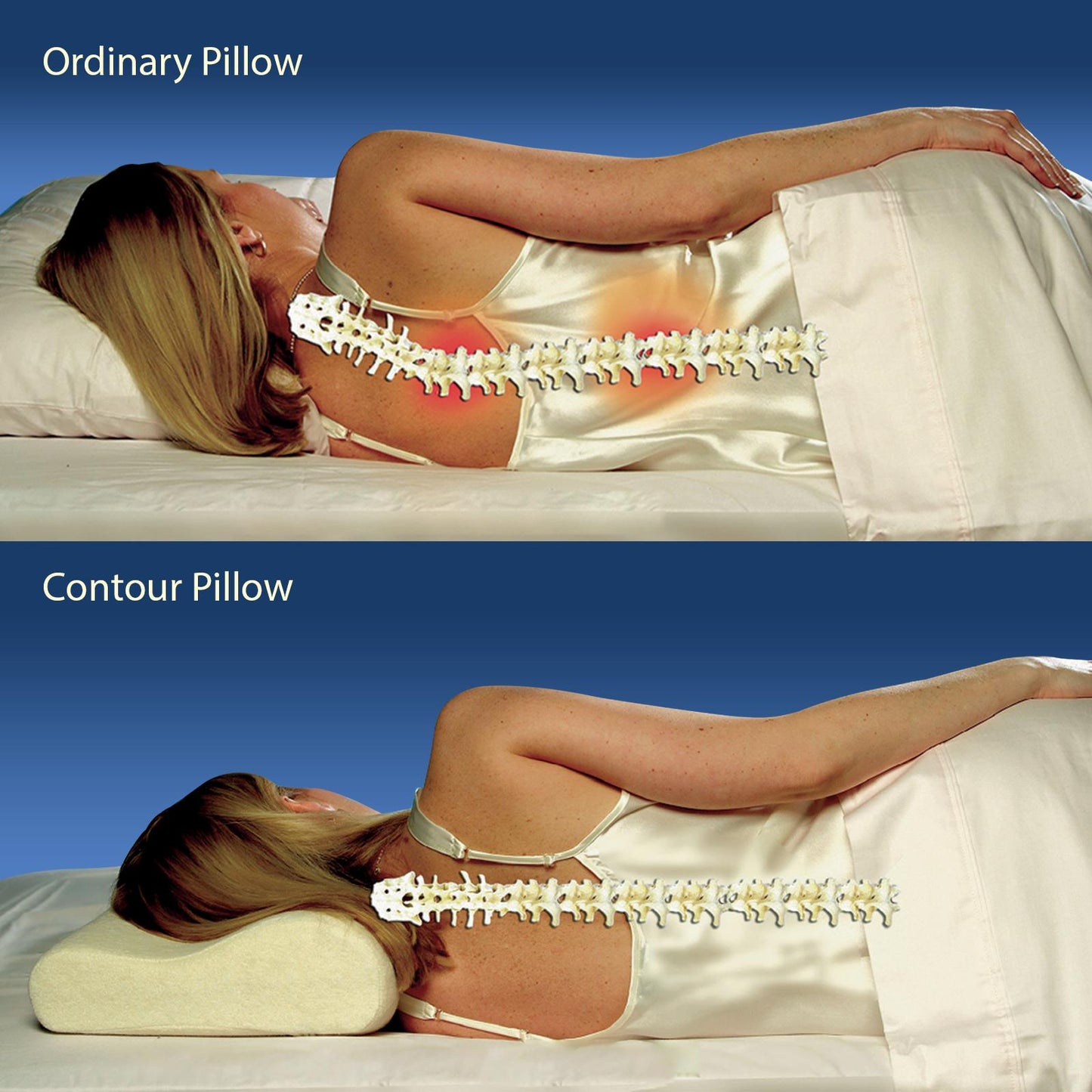 Stay Cool And Comfortable With Regular-Sized Memory Foam Pillow With Cooling Gel