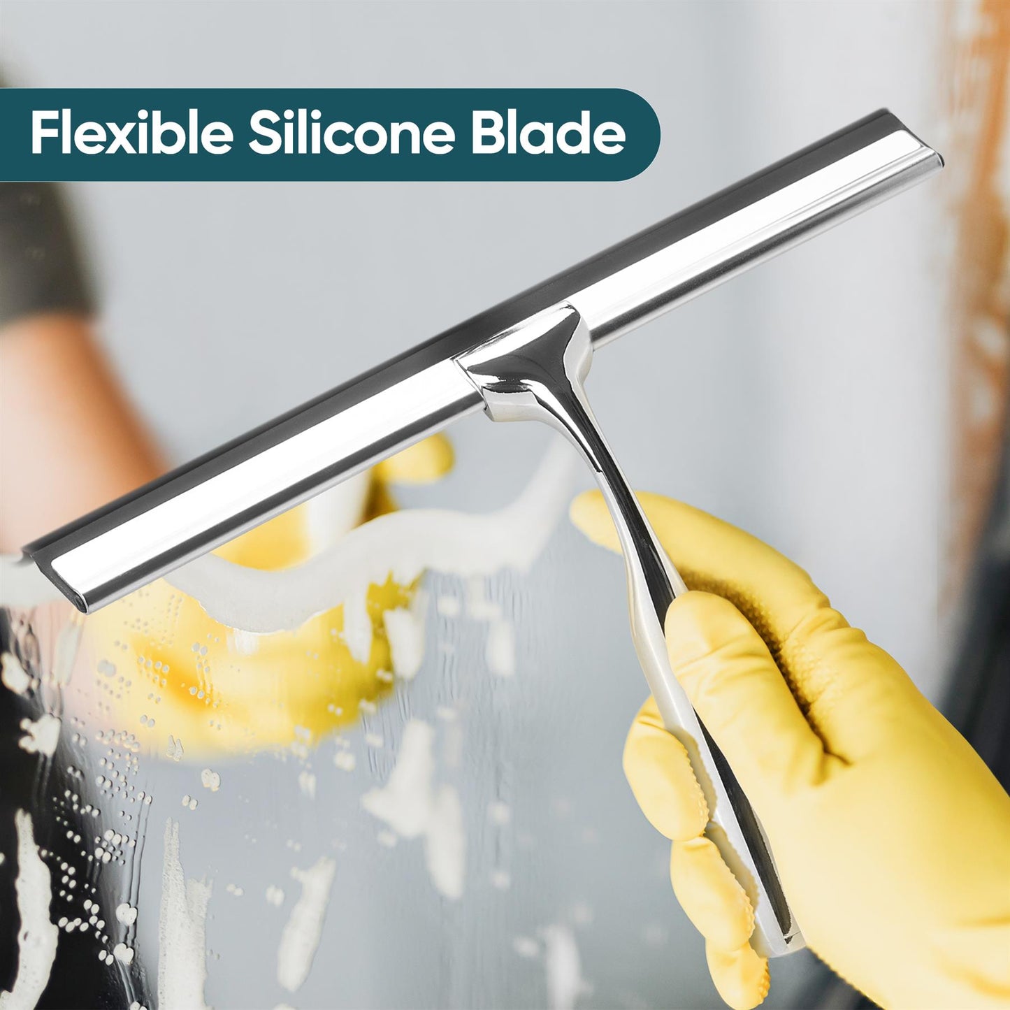 Efficient And Streak-Free Window Cleaning Squeegee