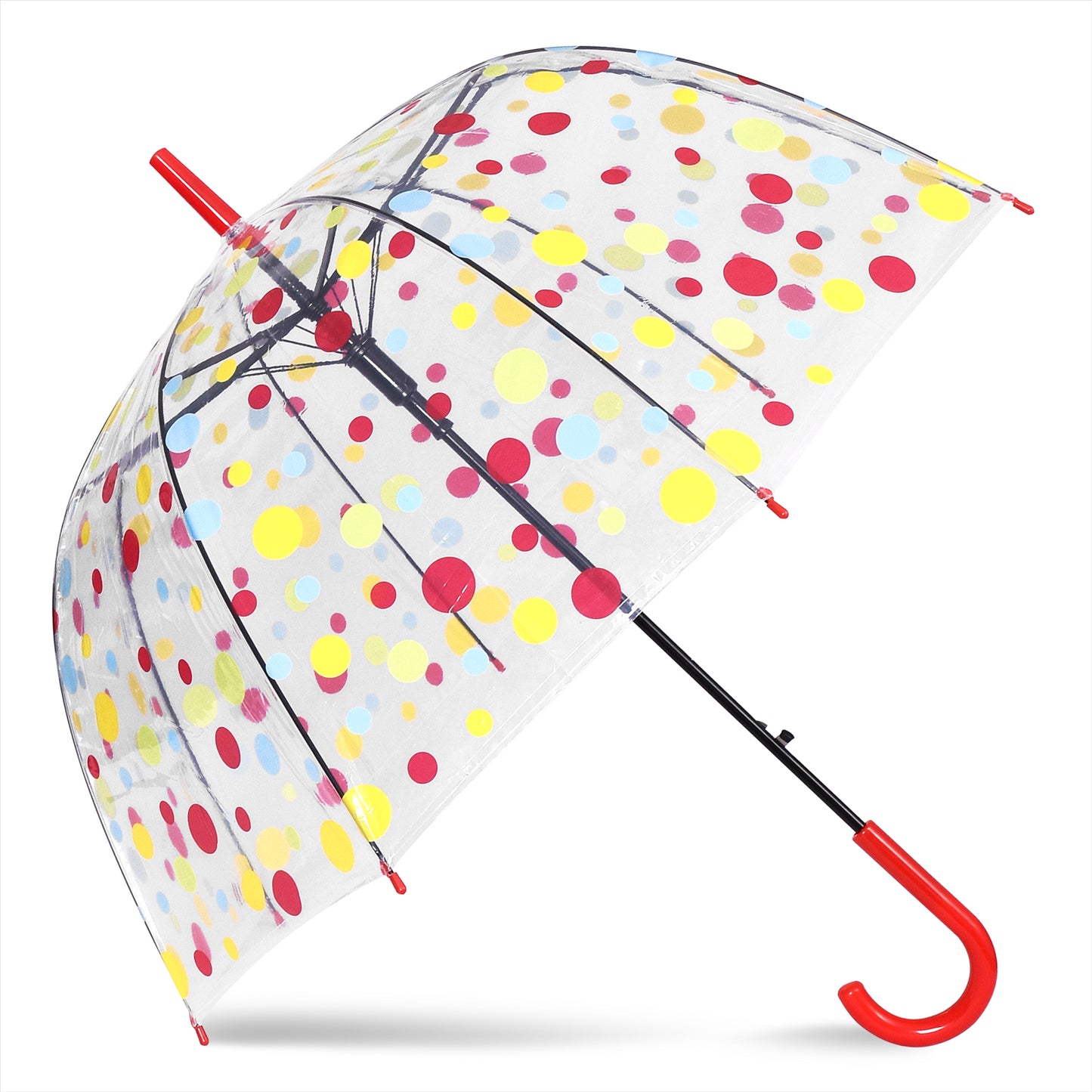See Clearly in the Rain with a Transparent Dome Umbrella