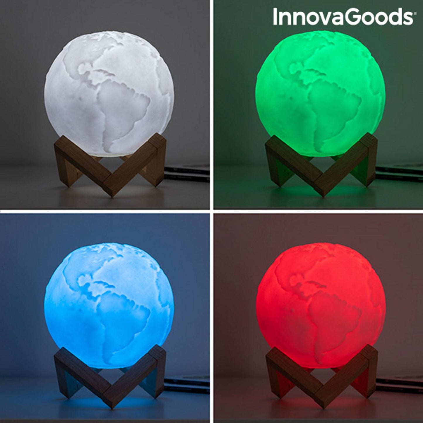 Decorative Led Night Light Earth-Shaped Lamp
