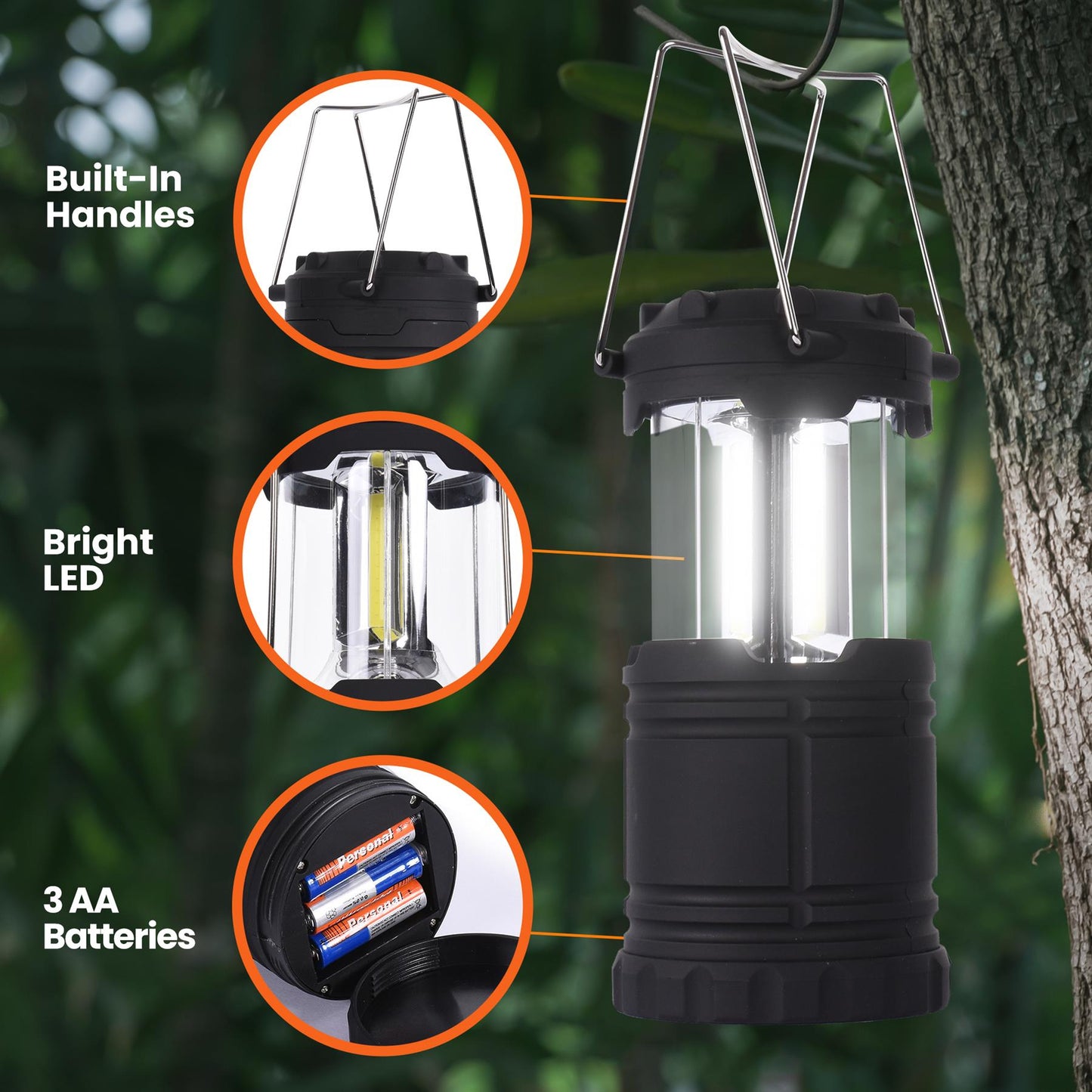 Portable Camping Lantern Outdoor Led Light Emergency Lantern